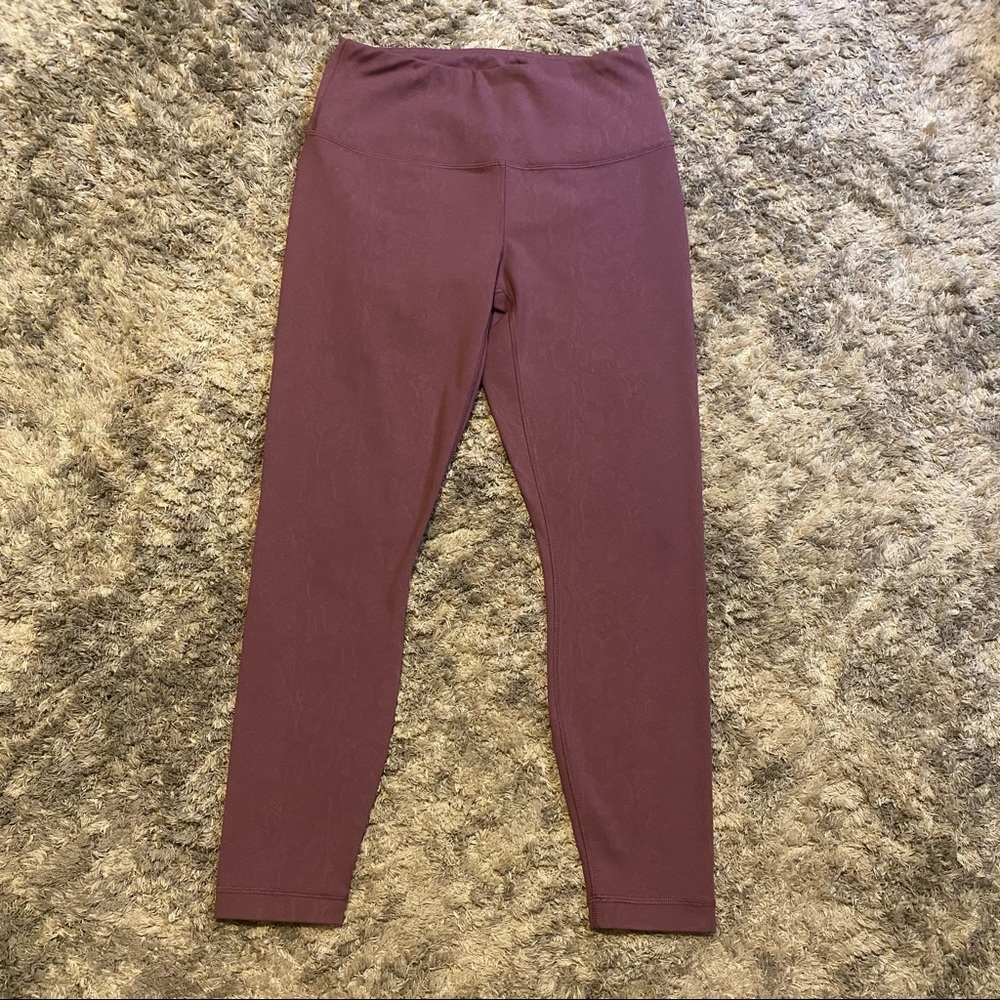 High Waisted Snakeskin Yoga Pants